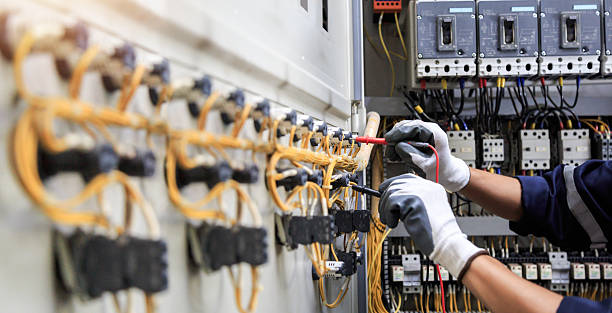 Professional Electrician technician working in Schnecksville, PA